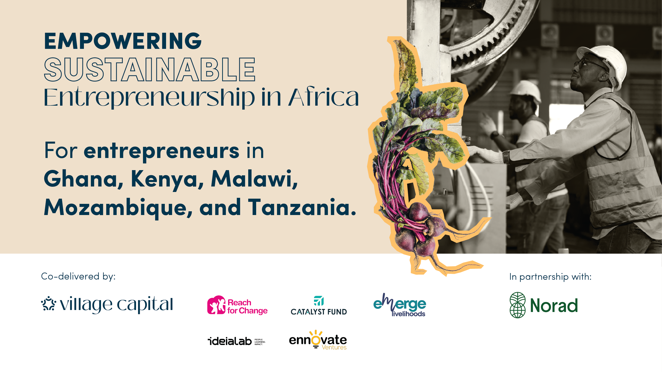 EMPOWERING SUSTAINABLE Entrepreneurship in Africa For entrepreneurs in Ghana, Kenya, Malawi, Mozambique, and Tanzania.