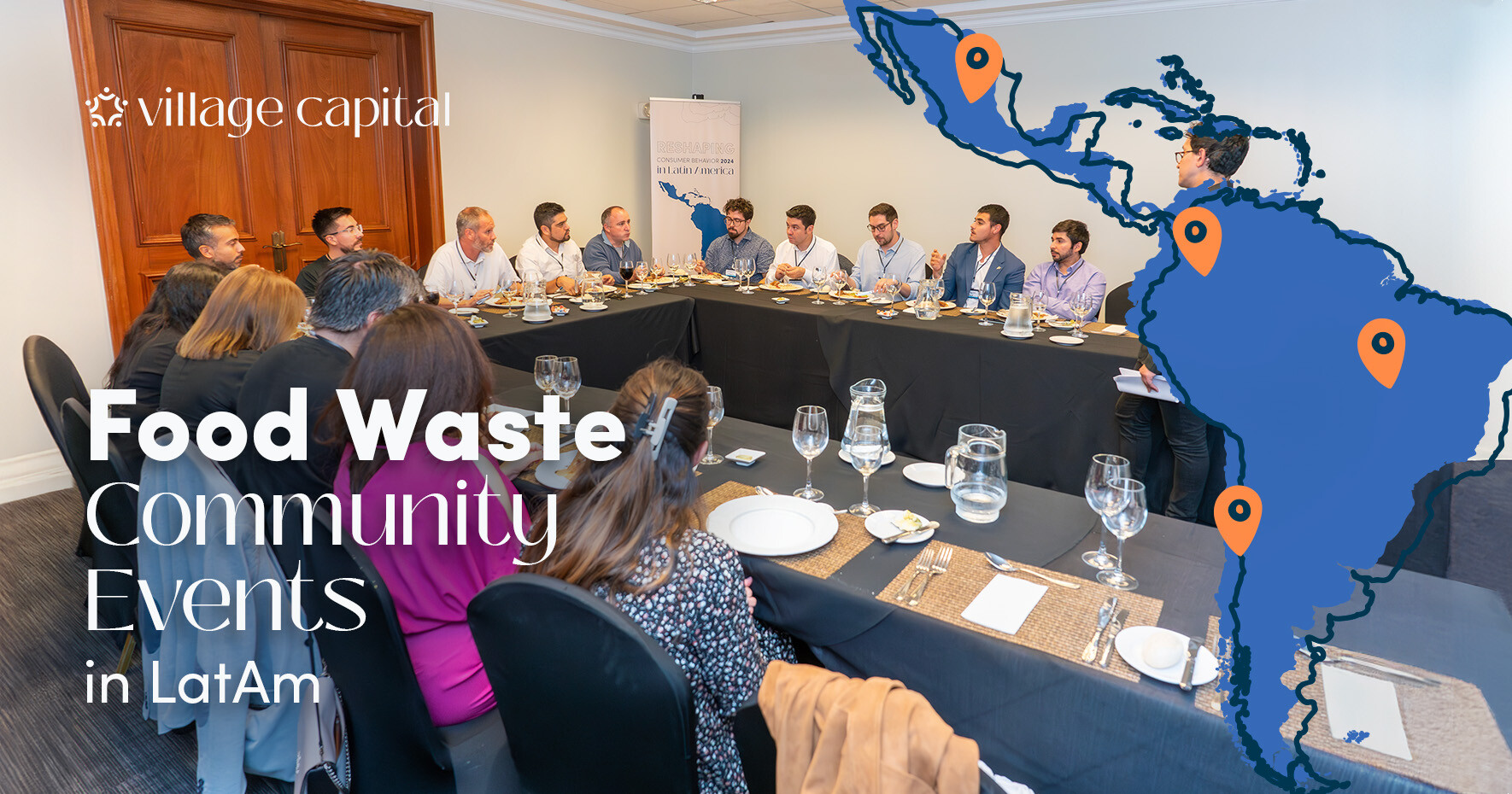 Village Capital food waste community events in Latin America 